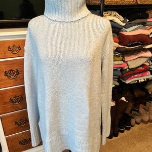 Style & Co. Soft Blue Turtleneck Sweater